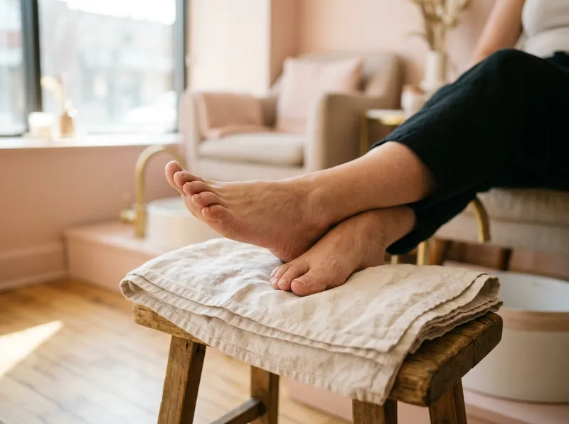 Pedicure — Antes